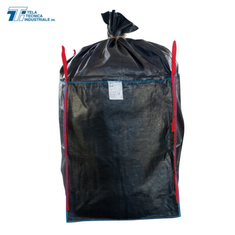 Saccone Big Bag filtrante per fanghi di colore nero  - 100x100x120